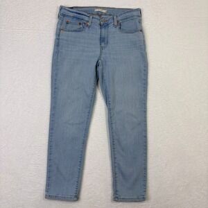Levis Womens Boyfriend‎ Jeans Size 30 Light Wash Denim Casual Relaxed Fit